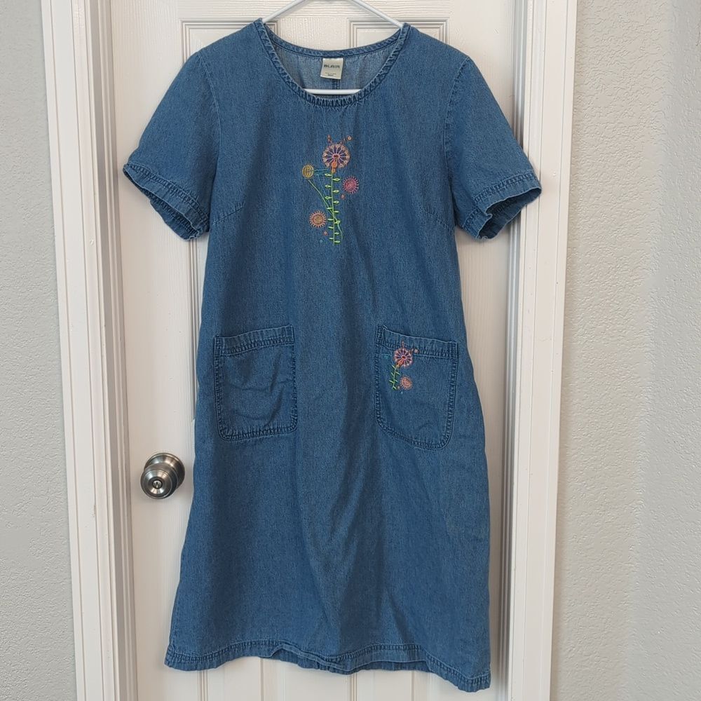 Blair Vintage Embroidered Dress / Cover Up Women’s Size Medium